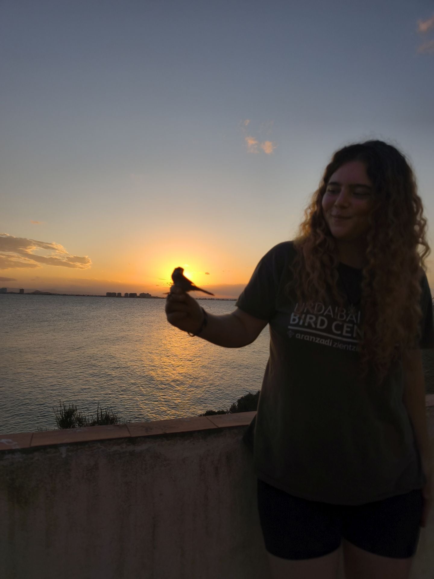 Anillamiento de aves a su paso por Isla Grosa