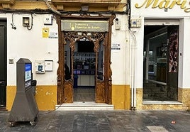 Administración de loterías de Lorca que vendió el boleto ganador.