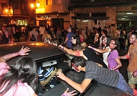 Una 'invasión zombie' en una imagen de archivo.