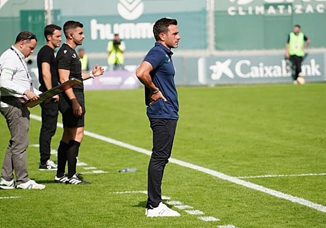 Adrián Colunga, entrenador del Real Murcia.