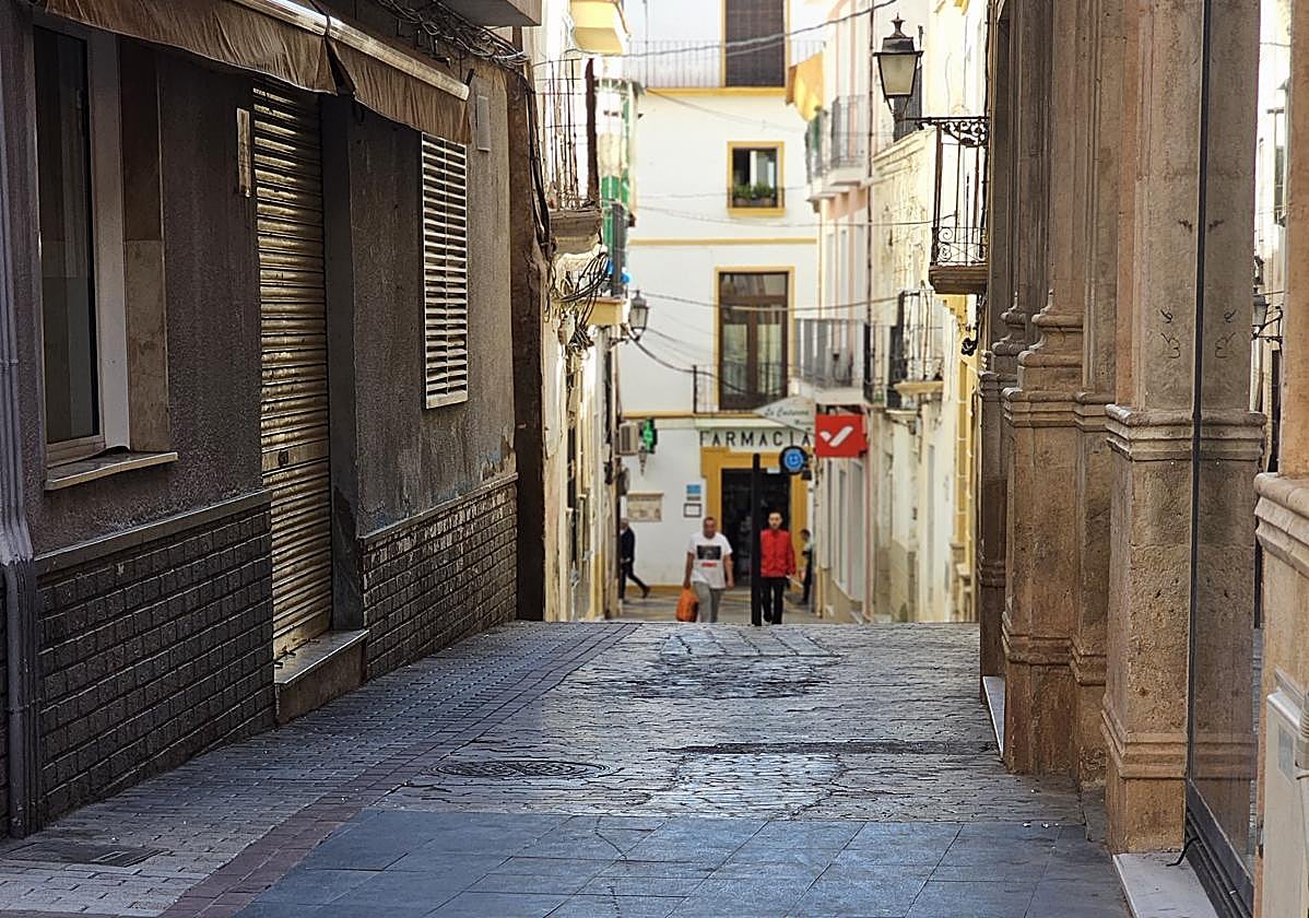 Calle Cubo, donde se produjo una de las reyertas, según denuncia el PSOE.