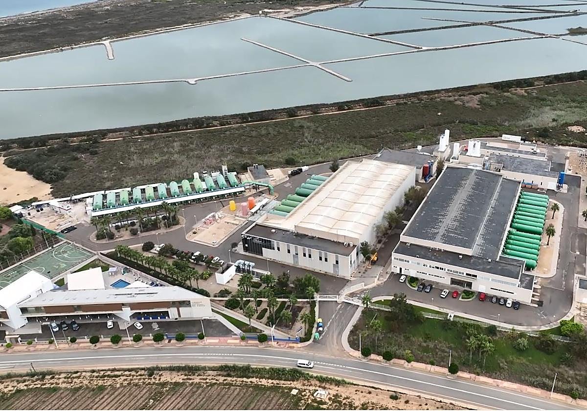 La desaladora de San Pedro del Pinatar.