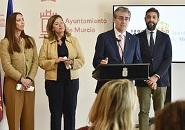 Sara Rodríguez, Carmen Antón, Jesús Pacheco y Juan F. Martínez.