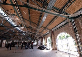 La planta superior del mercado de Verónicas, que se encuentra ya en la recta final de las obras de rehabilitación.