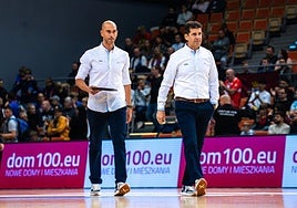 Duda y Rafa Fernández, el pasado domingo en Gliwice (Polonia).