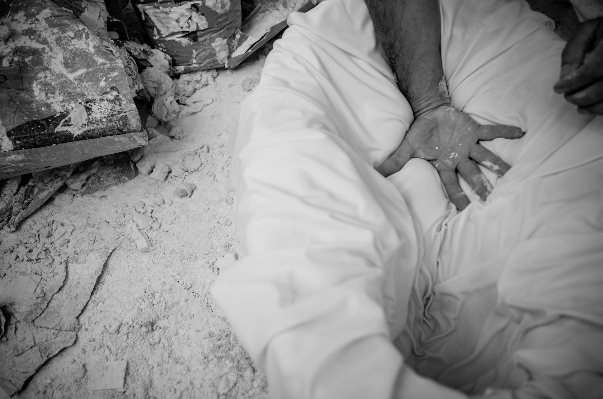 Lidó Rico prepara su proyecto escultórico para Murcia, en imágenes