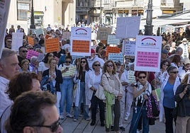 Manifestación en defensa de la sanidad pública en Cartagena, en imágenes
