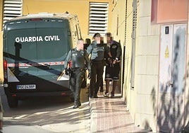 El segundo sospechoso del doble crimen, este viernes, en el juzgado de Totana.