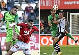Partidos del Real Murcia y el Cartagena contra el Leganés en la Copa del Rey.