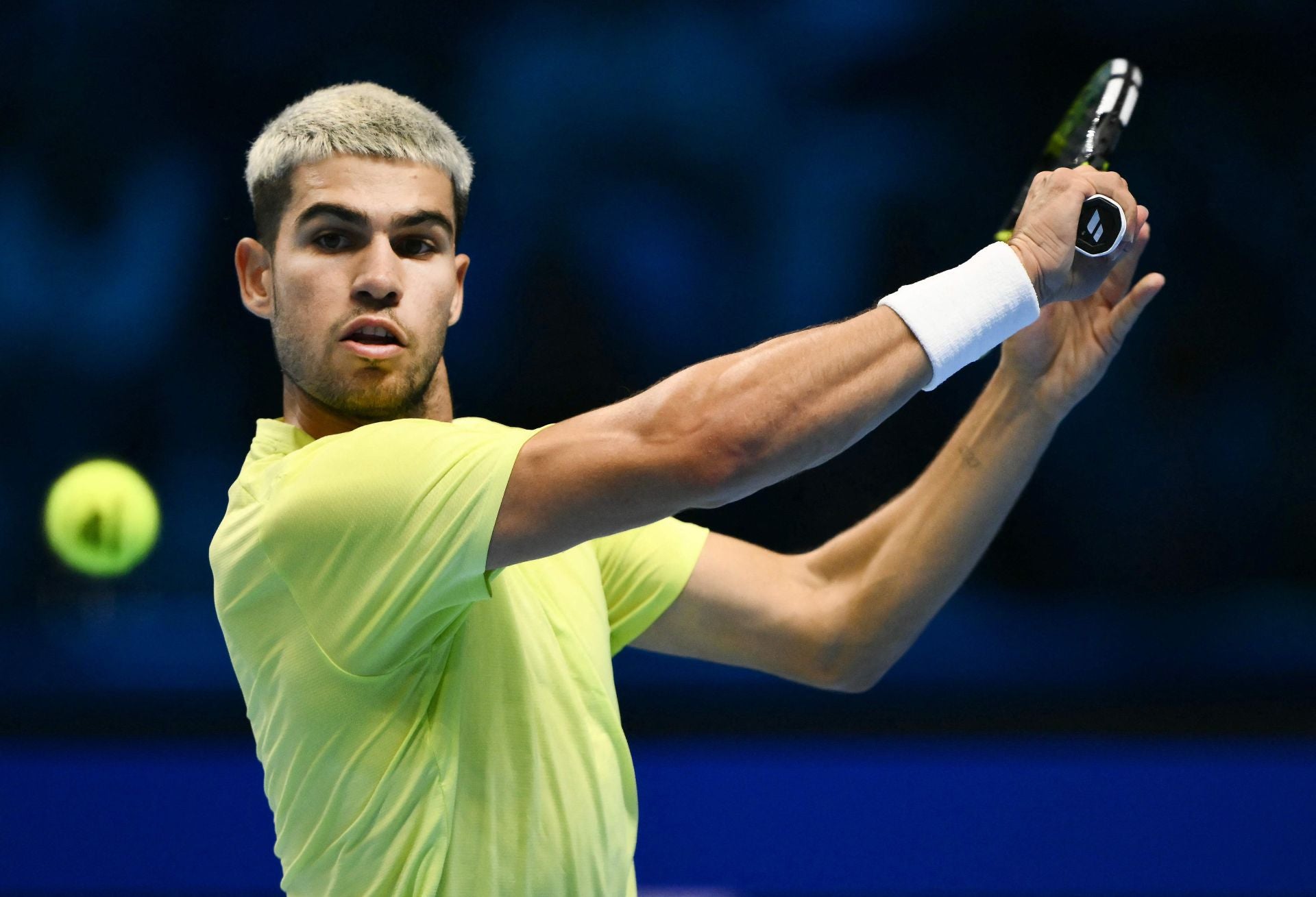 Las imágenes de la victoria de Alcaraz ante Fritz