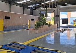 El interior de la ITV.