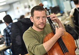 El violonchelista y compositor francés afincado en Valencia Matthieu Saglio.