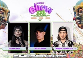Cartel de Elrow Murcia XXL.
