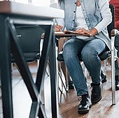 Imagen de archivo de una prueba de oposiciones.