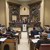 Pleno de la Asamblea Regional, en una imagen de archivo.