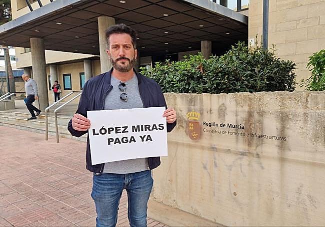 Víctor Egío en la Consejería de Fomento.