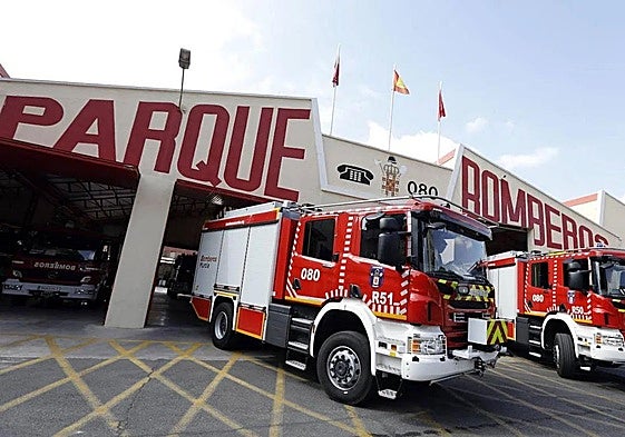 Parque de bomberos del Infante, en Murcia, en una fotografía de archivo.