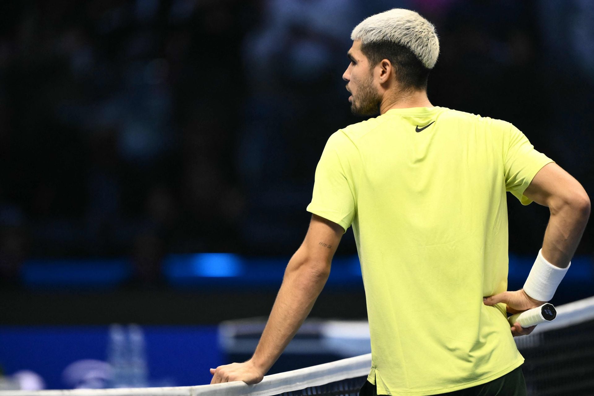 Carlos Alcaraz cae ante Sinner en la ATP Finals, en imágenes
