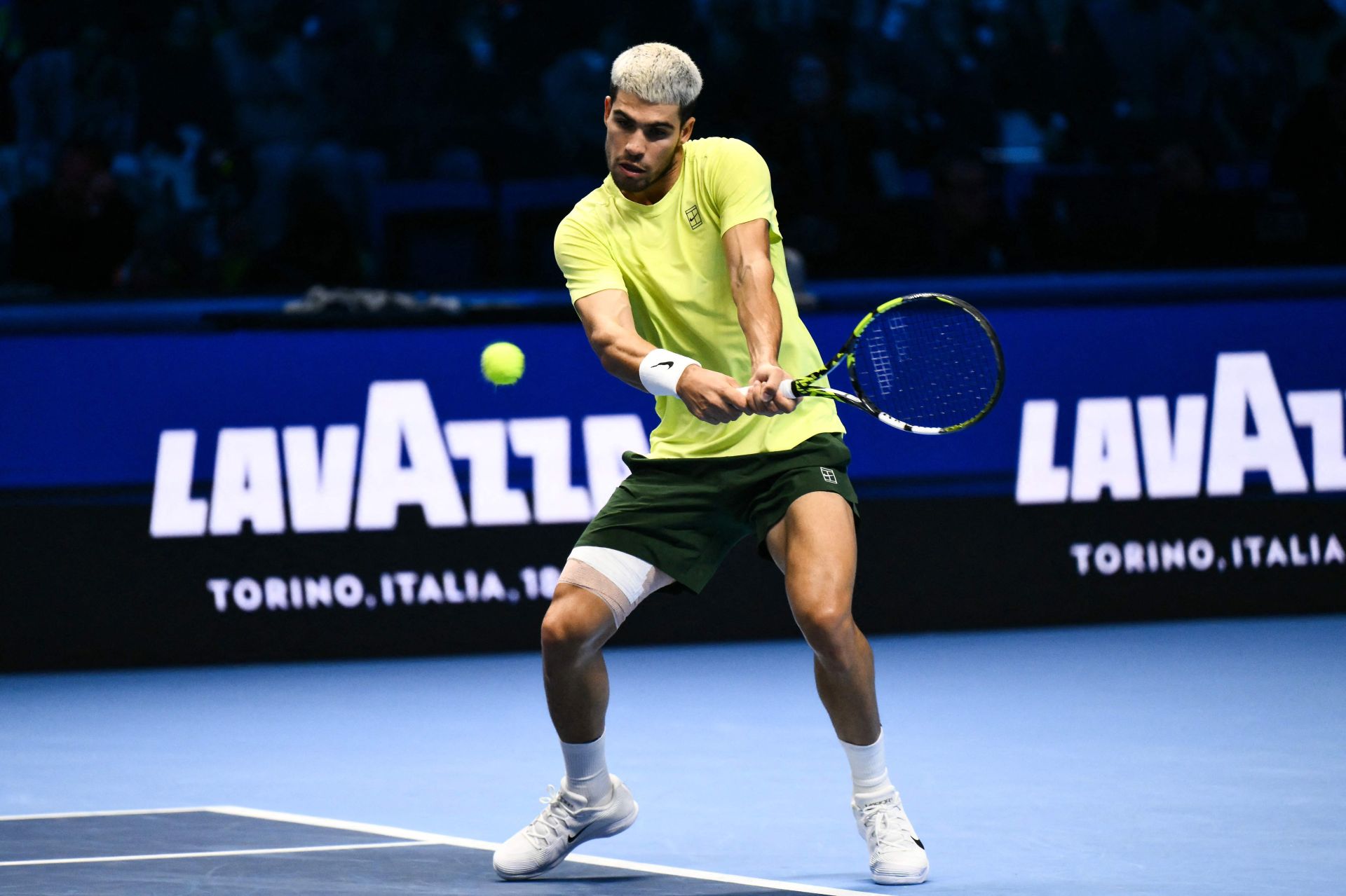 Carlos Alcaraz cae ante Sinner en la ATP Finals, en imágenes