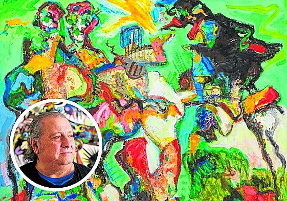 'Borrachos de niebla amarga' (1994). Pepe Lucas en la imagen pequeña.