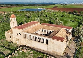 Fotografía aérea del monasterio de San Ginés de la Jara.