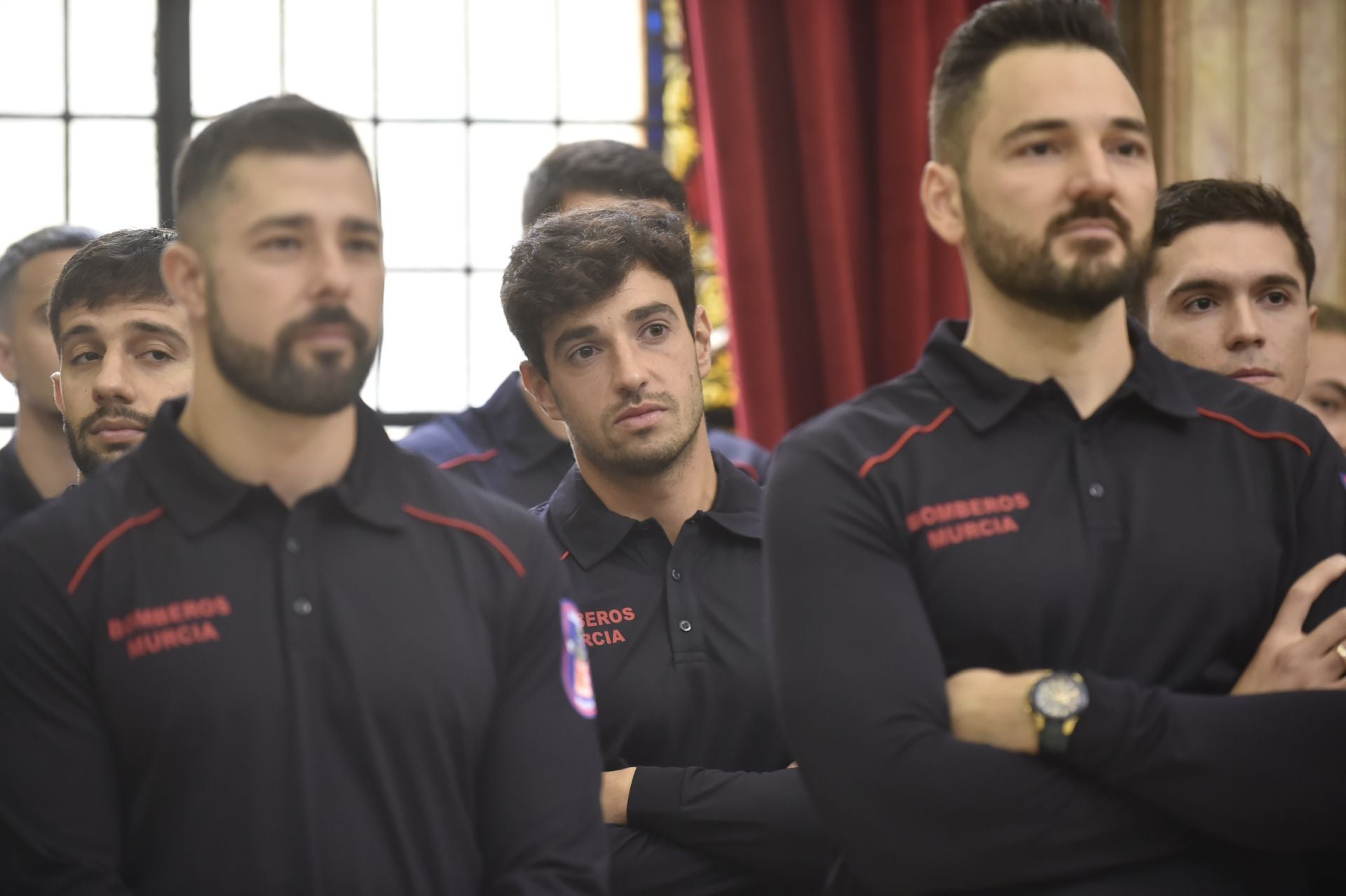 Las imágenes de la toma de posesión como funcionarios de 45 nuevos bomberos en Murcia