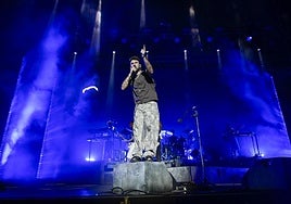 Dani Fernández, el pasado mes de septiembre, durante su concierto en el B-Side de Molina.