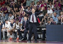 Sito, durante la última visita del UCAM al Barris Nord de Lleida.
