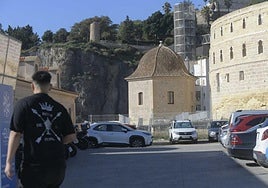 Área donde se ubicará el pabellón de visitantes del Anfiteatro, junto al antiguo recinto de autopsias del Hospital de Marina.
