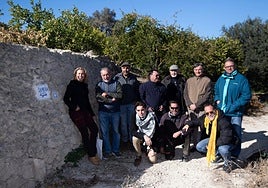 Los artífices de la actuación en La Muña: Pilar Garrido, Rafael Guillamón, Jesús Joaquín López, Pepe Molina, Miguel Banegas, Enrique Banegas, Celedonio Moreno, Iván Rojo, César Castro y Pedro Rojo.