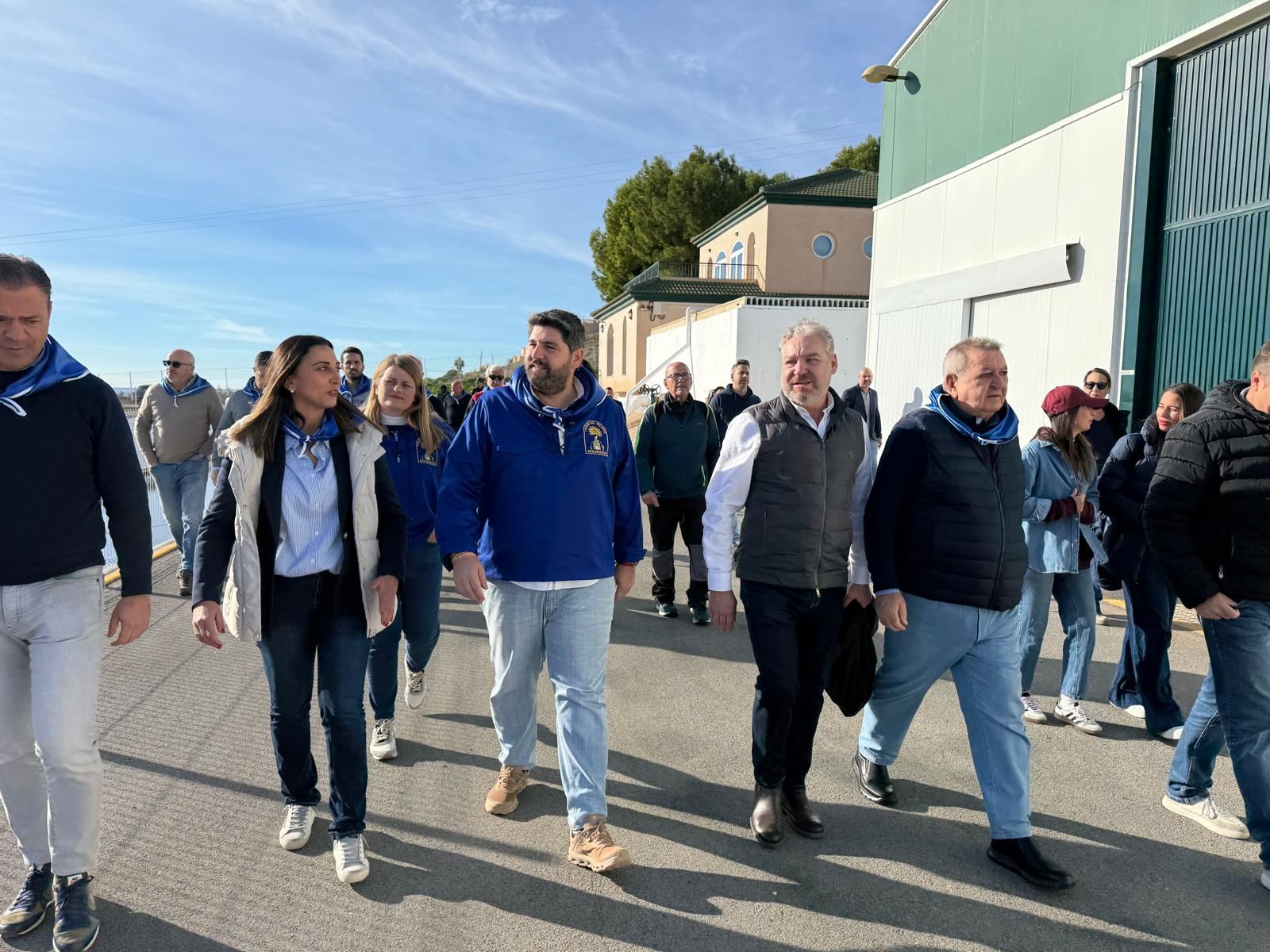 Miles de personas acompañan en romería a la Virgen de Bolnuevo en Mazarrón