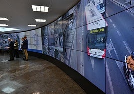 Acto de anuncio de la salida a concurso del nuevo modelo de transporte de Murcia.