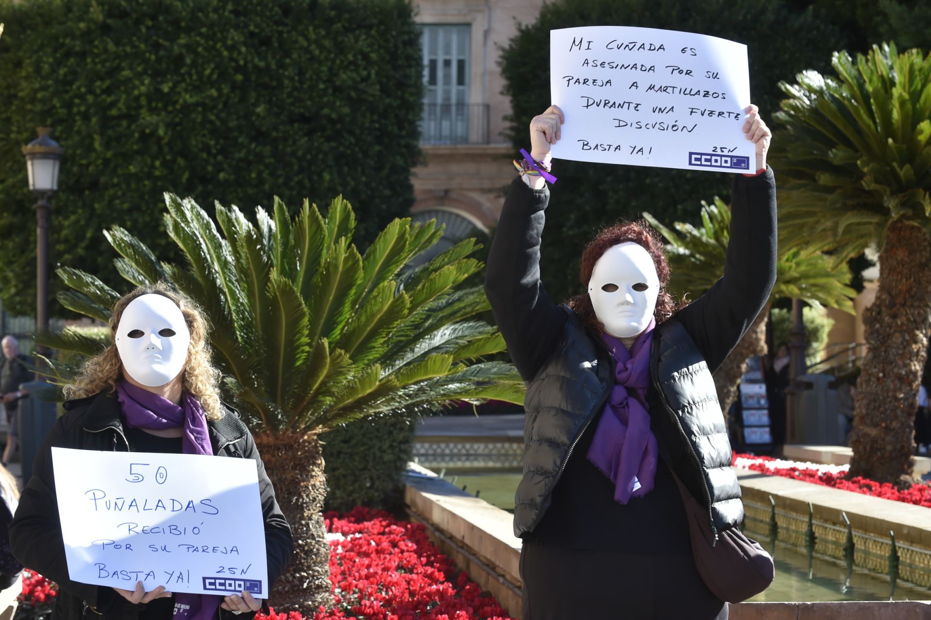 La actuación &#039;Porque el silencio también es violencia&#039;, en imágenes
