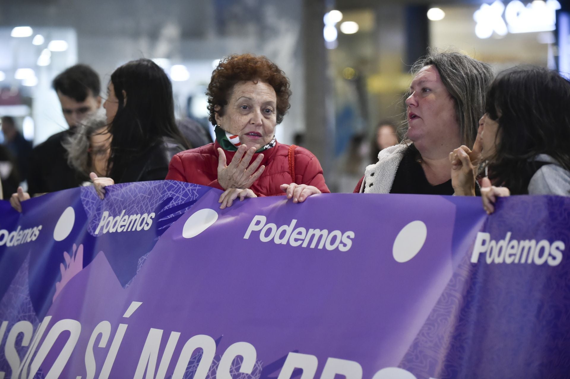 Manifestación por el 25N en Murcia, en imágenes