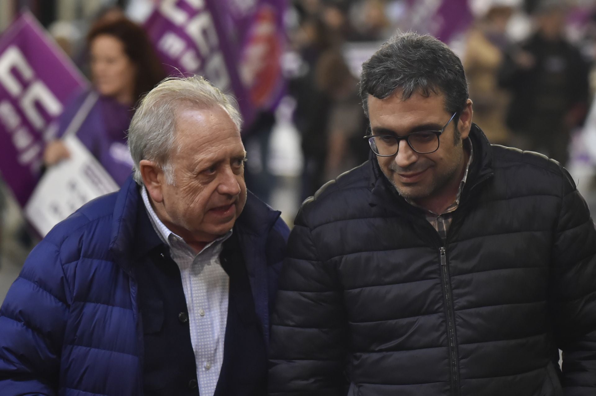 Manifestación por el 25N en Murcia, en imágenes