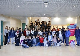 Los alumnos de del CEIP San Pablo de Murcia visitan LA VERDAD, en imágenes