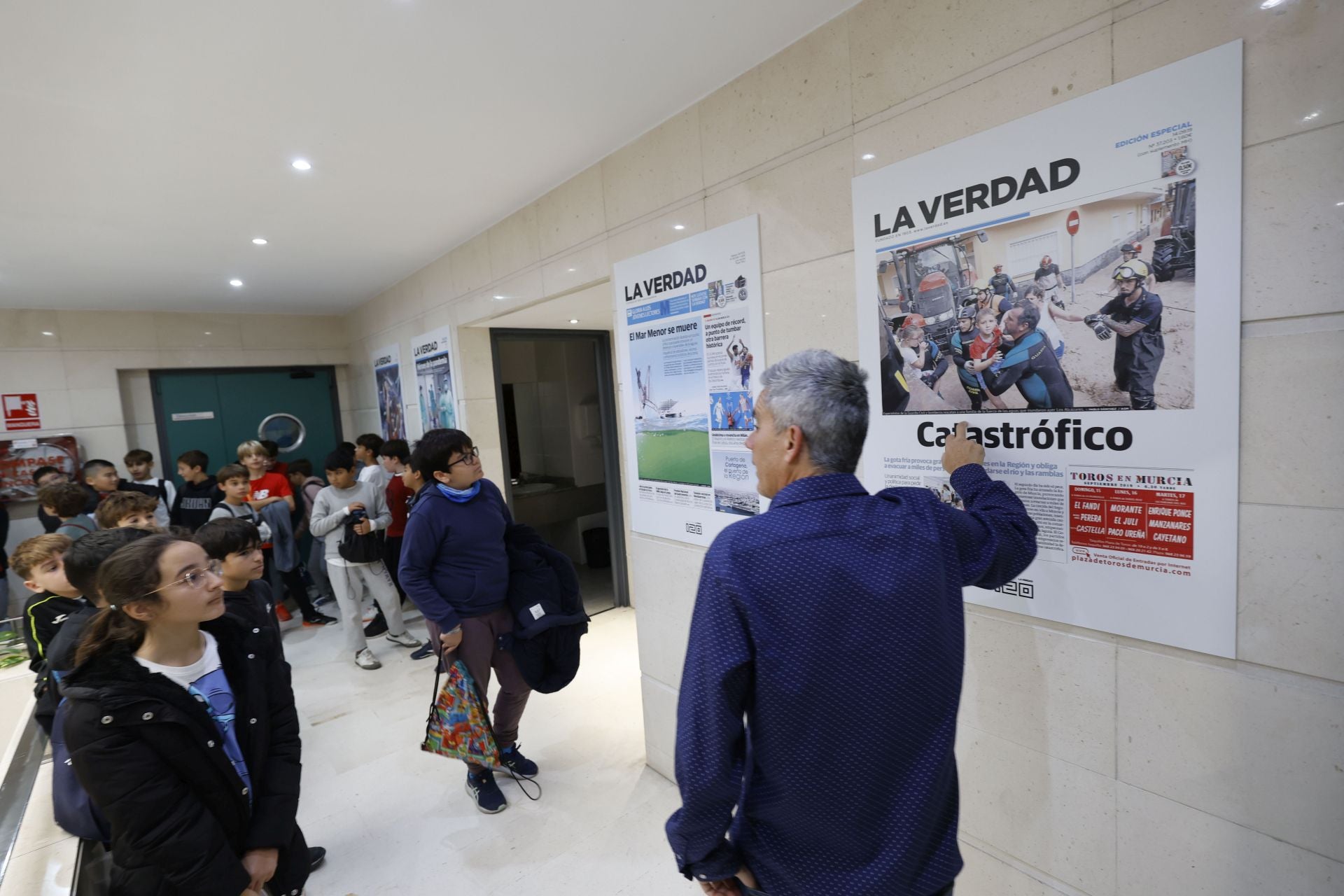 Los alumnos de del CEIP San Pablo de Murcia visitan LA VERDAD, en imágenes