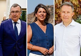 José Ballesta, Noelia Arroyo y Fulgencio Gil.