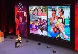 Eva Moral, durante su intervención.