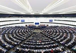 El Hemiciclo del Parlamento Europeo, en una imagen de archivo.