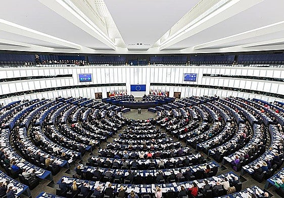 El Hemiciclo del Parlamento Europeo, en una imagen de archivo.
