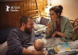 Álvaro Cervantes y la actriz molinense Miriam Garlo, protagonistas de 'Sorda'.