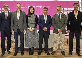 El presidente de la Territorial andaluza Pablo Mansilla, tercero por la derecha.