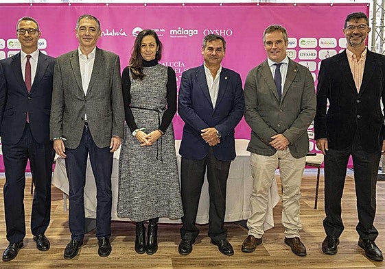 El presidente de la Territorial andaluza Pablo Mansilla, tercero por la derecha.