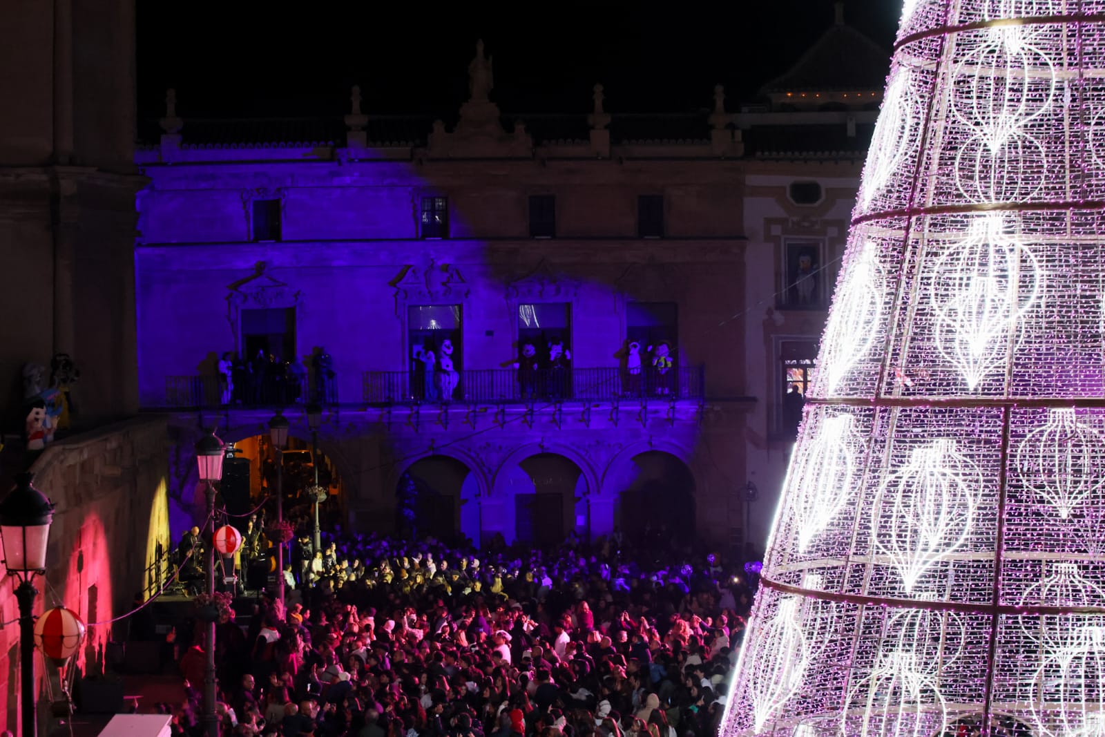 En imágenes, encendido de la Navidad en Lorca