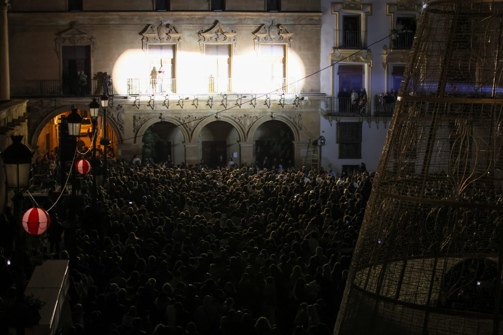 En imágenes, encendido de la Navidad en Lorca