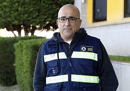 El nuevo coordinador de Protección Civil en Murcia, Carlos Ramírez, en la sede de LA VERDAD.