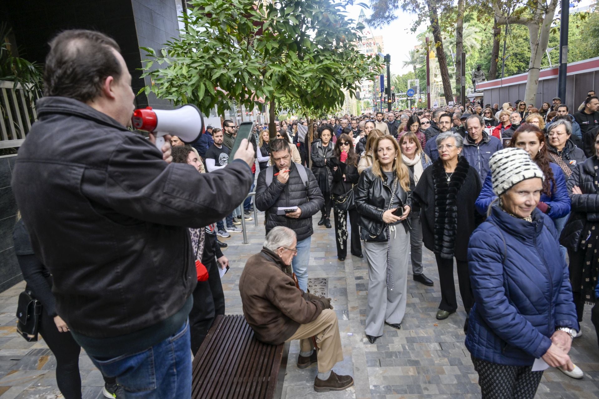 En imágenes, manifestación de autónomos en Murcia