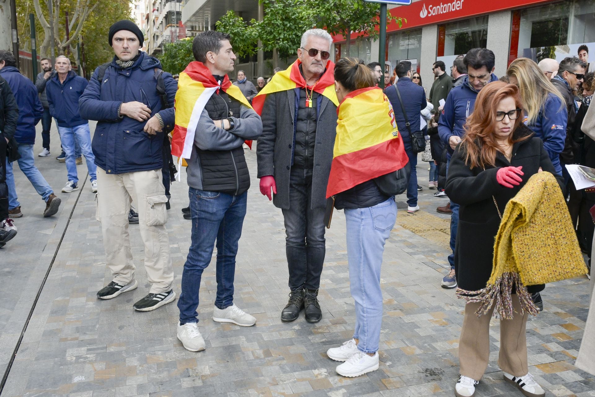 En imágenes, manifestación de autónomos en Murcia