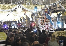 Cabalgata de Reyes de 2024 en Murcia.